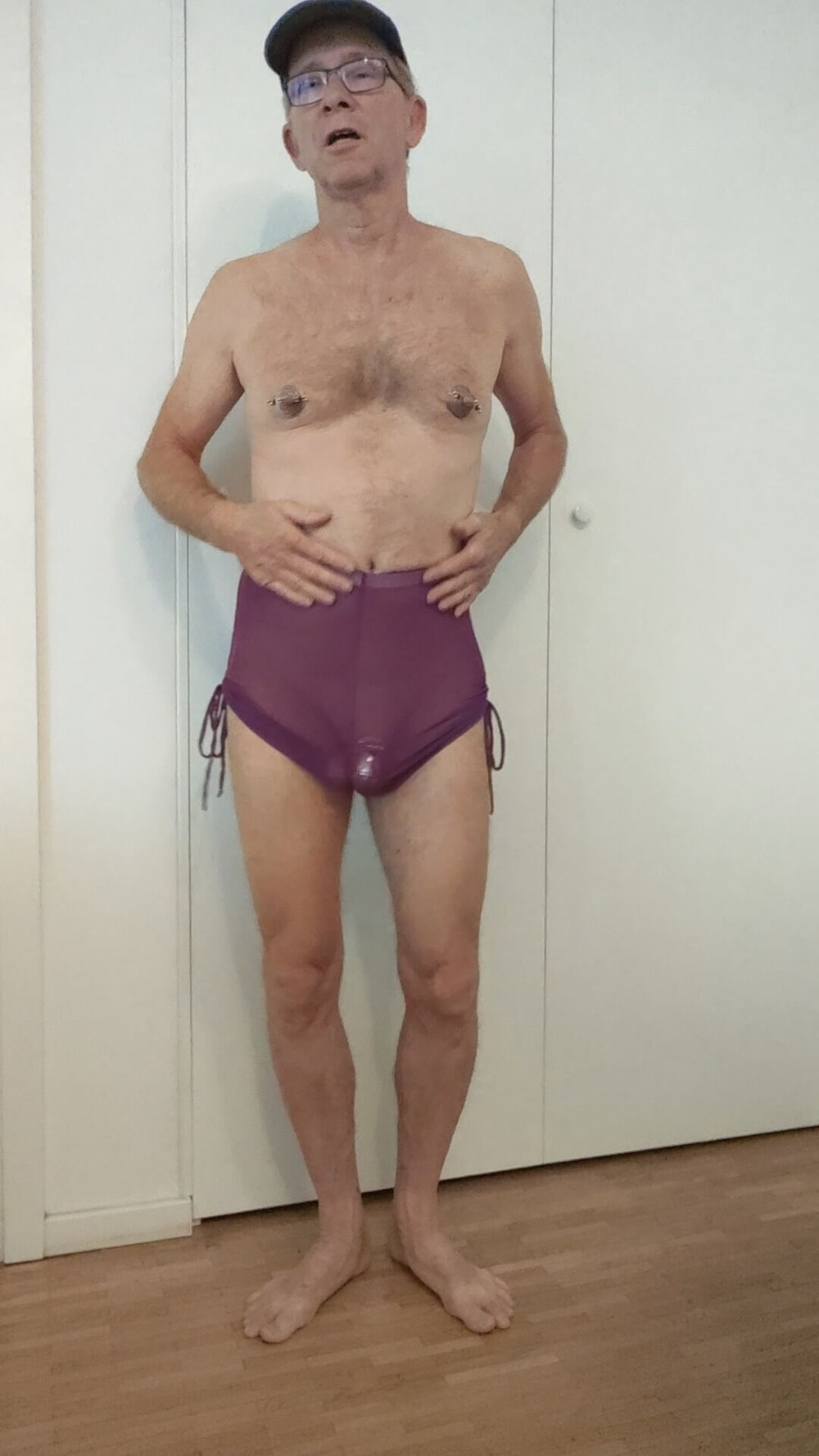 purple transparent panties #8