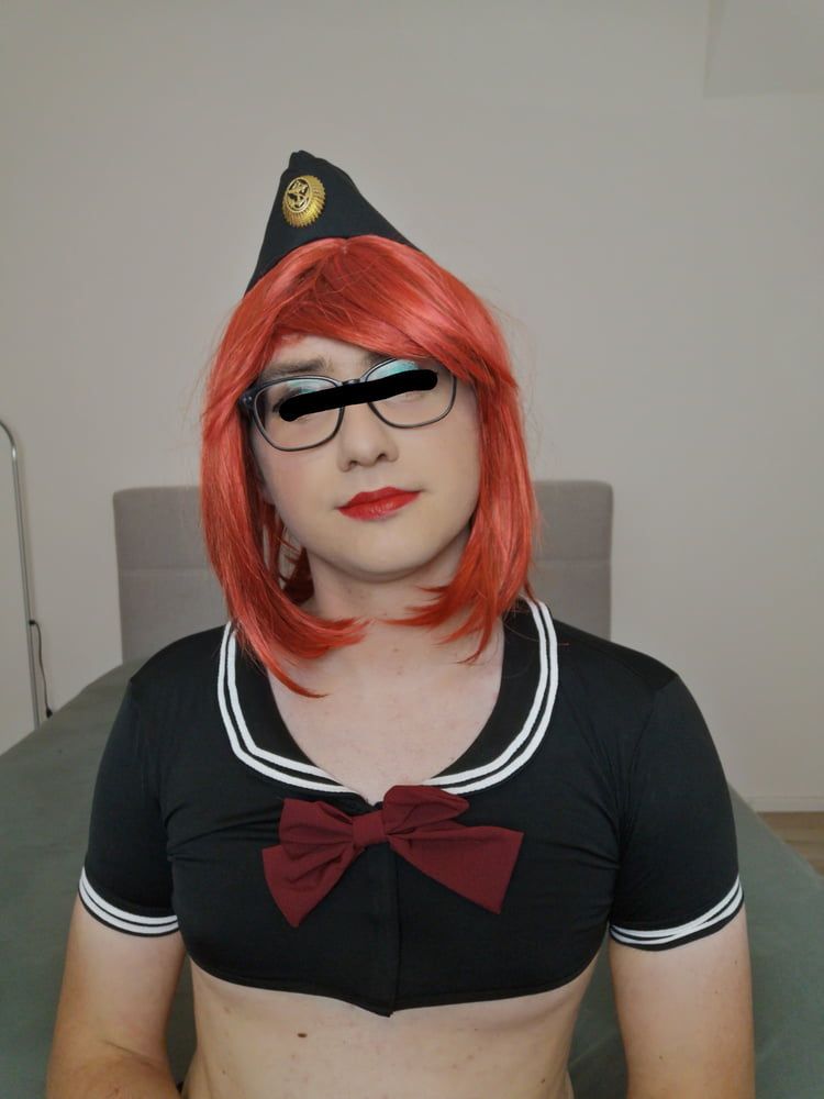 Red haired navy officer sissy #20