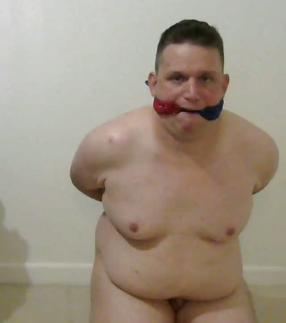 Gay fat boy bound and gagged #3