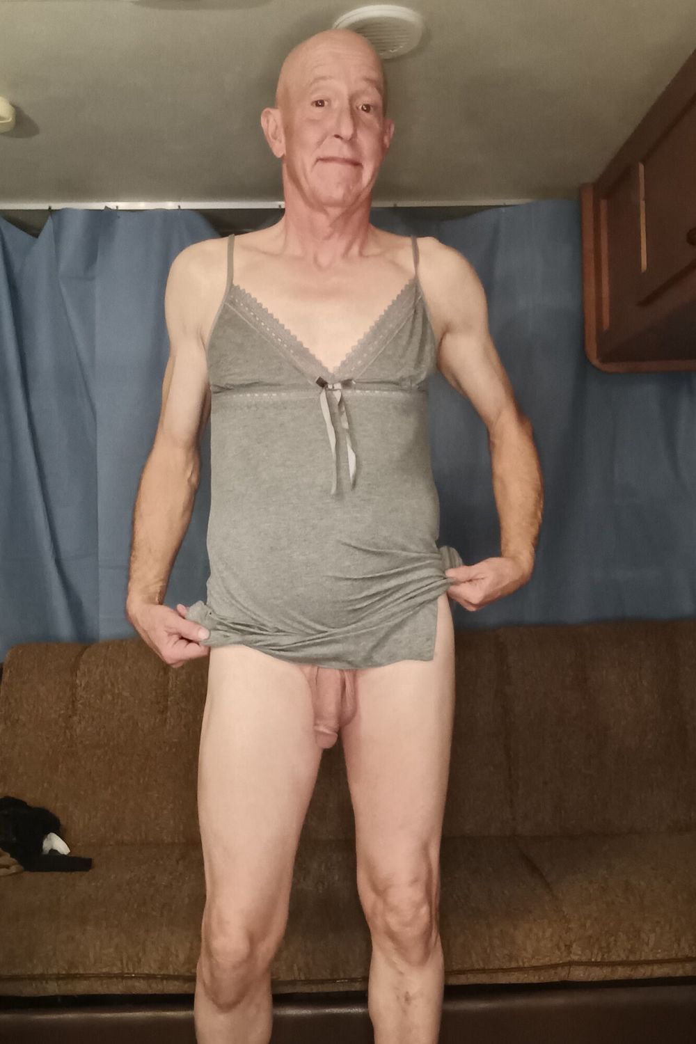 Faggot Andrew Brown Modelling Nighties #12