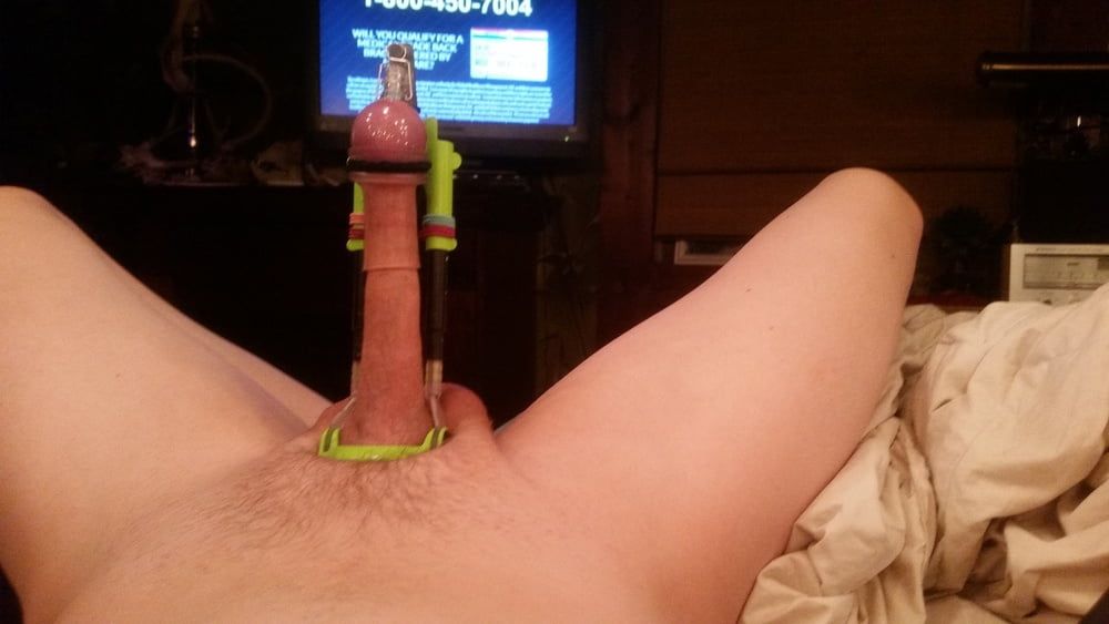 stretching my cock #10
