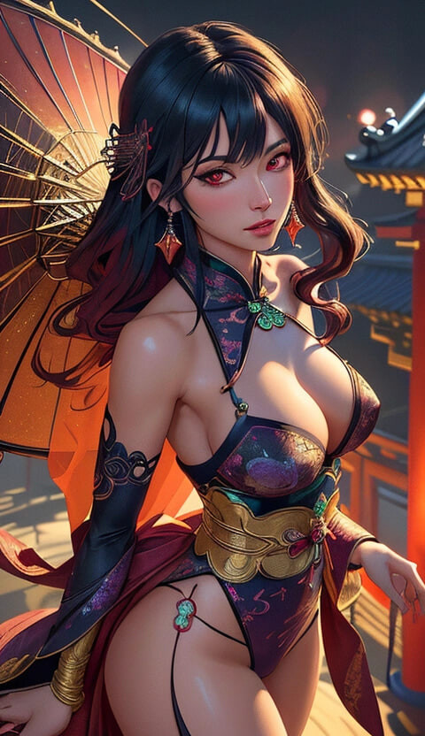 chinese temple (Ai models) #34