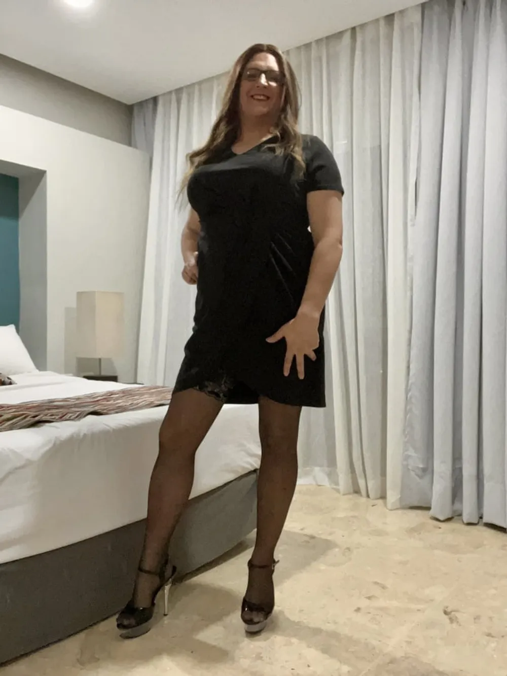 Sissy in black dress #6