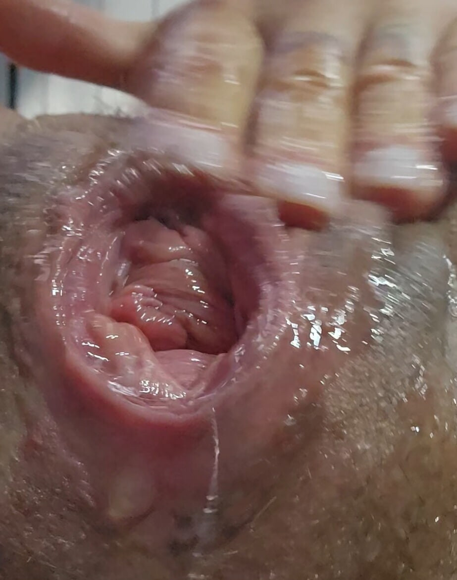 Closeup of my squirting prolapse pussy and a fucked urethral