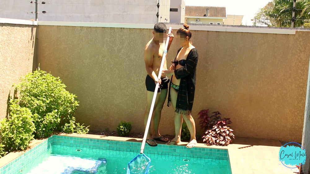 MY HUSBAND CAUGHT ME WITH THE BOY WHO CLEANS THE POOL #14