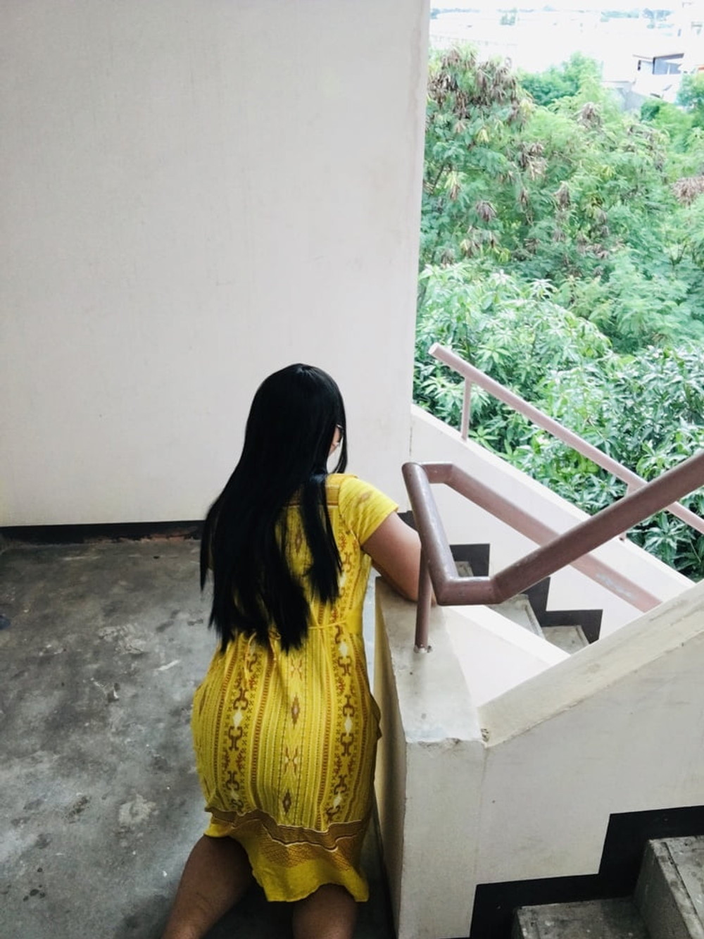 Dress Yellow Teen ladyboy #42