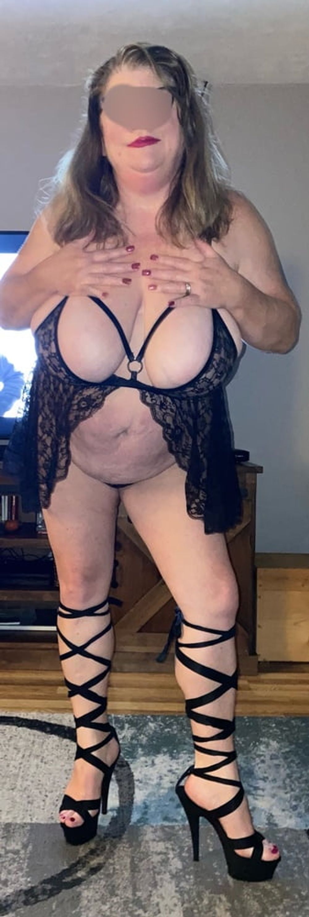 BBW wife with tits out #15