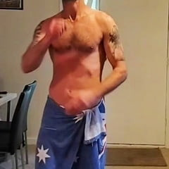 Naked Aussie bloke
