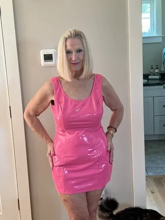 danielle dubonnet milf pink dress         