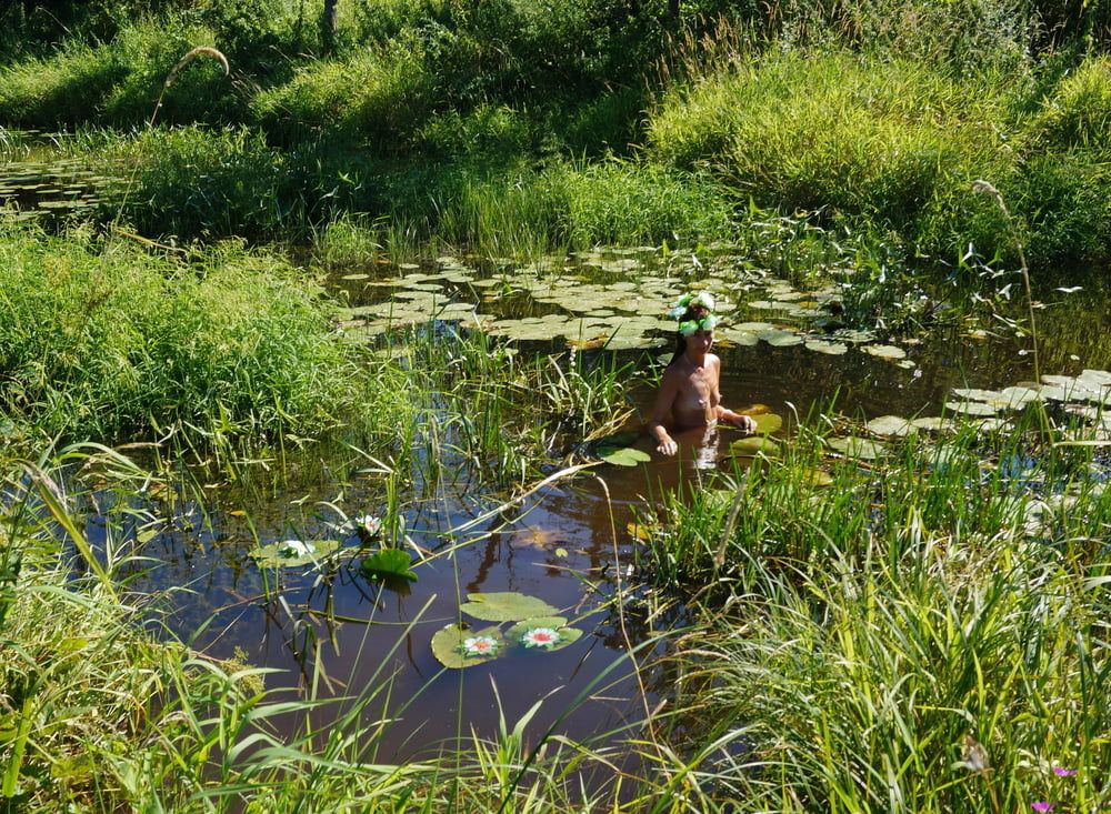 Nude in lazy river #34