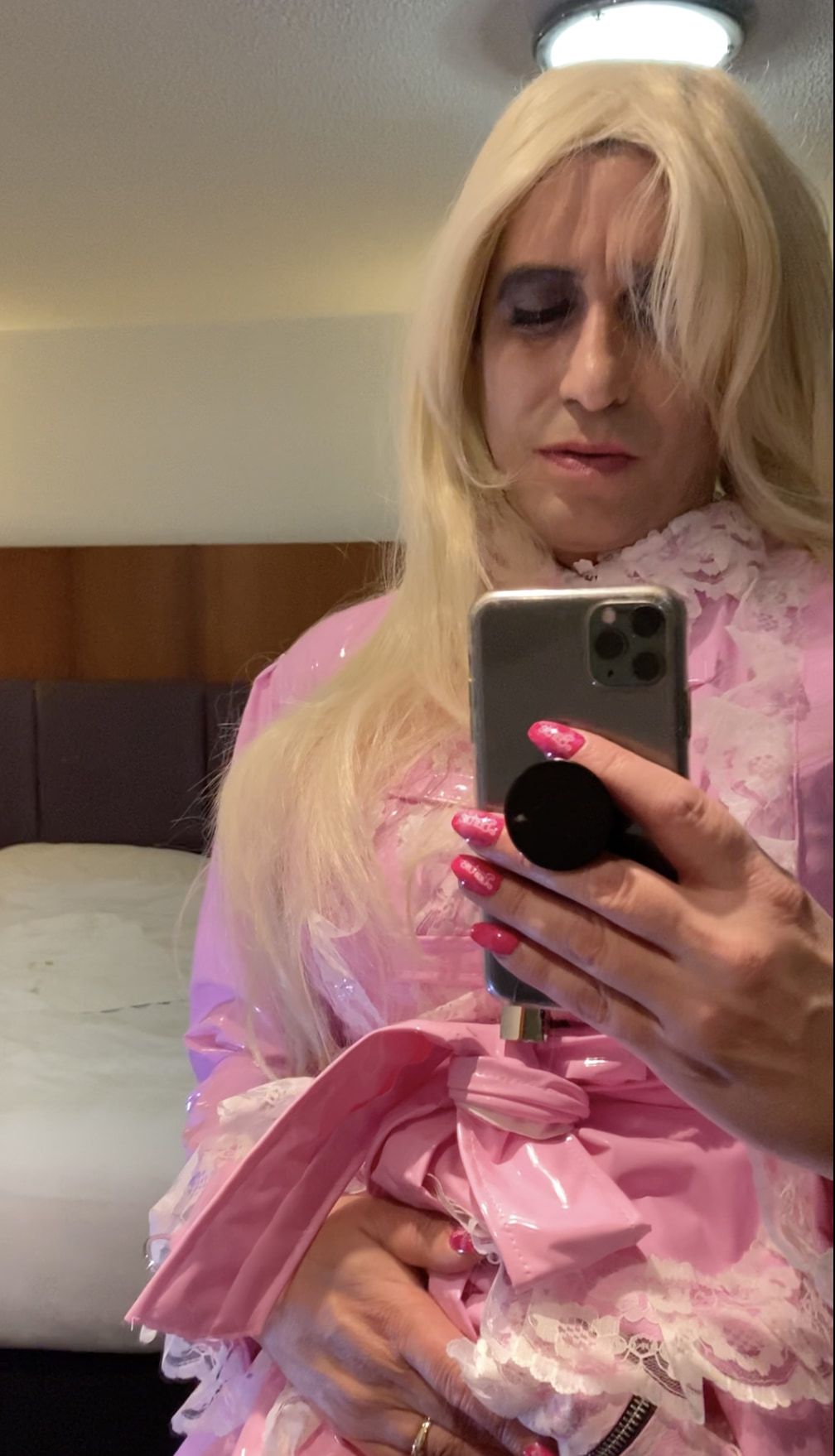bubblegum pink sissy maid to please #4