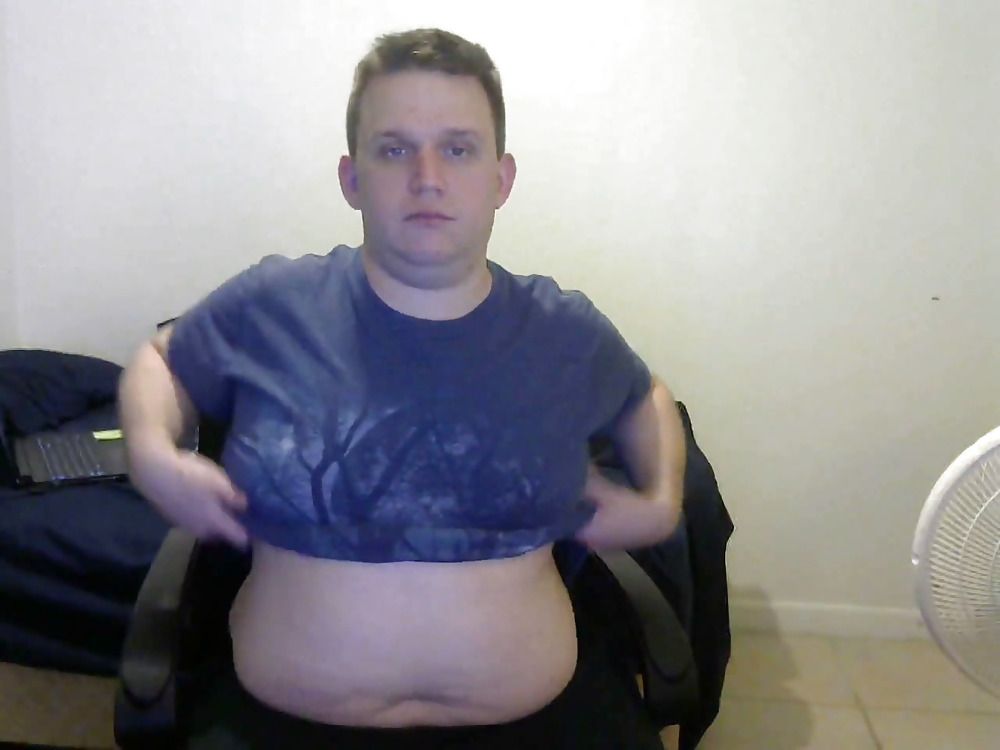 fat boy Jacob masturbating on cam #6