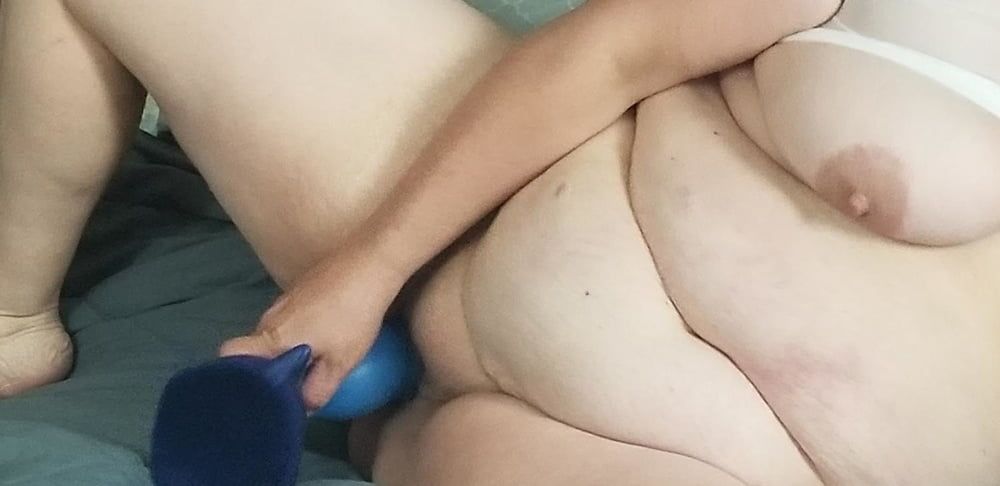 Sexy BBW Dragon Dildo and See Thru Shirt #11