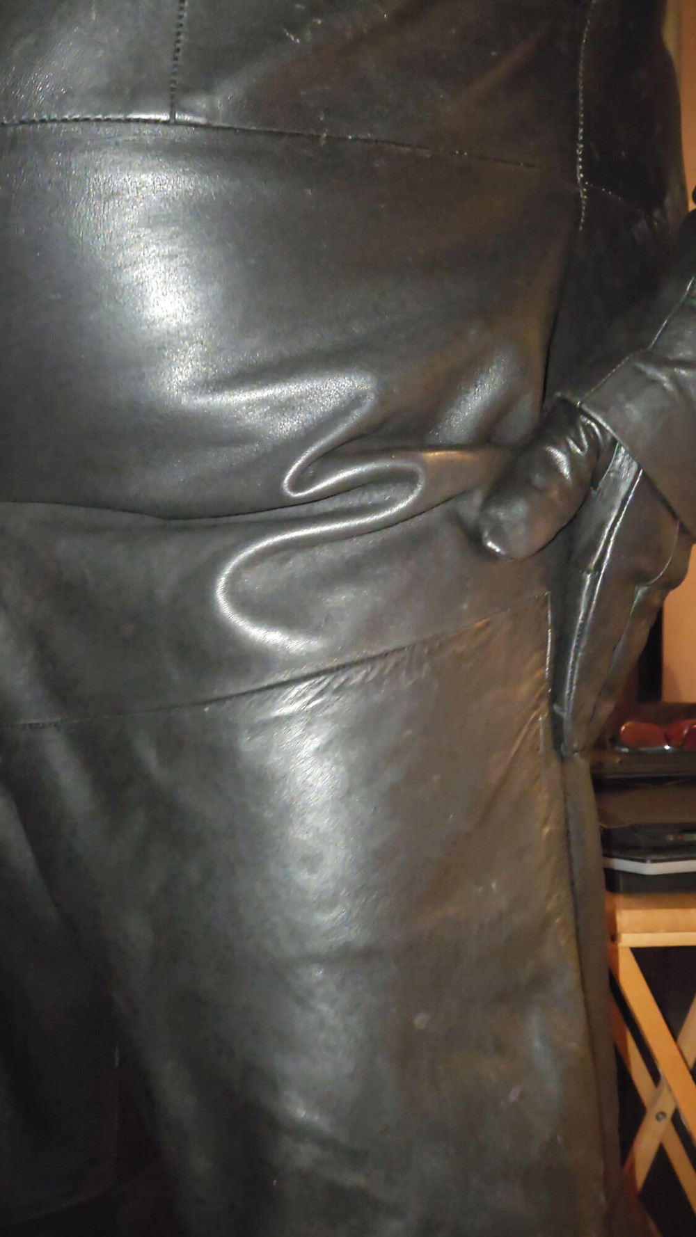 Lovely leather overalls #13