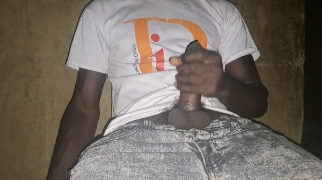 Big black cock on white #2