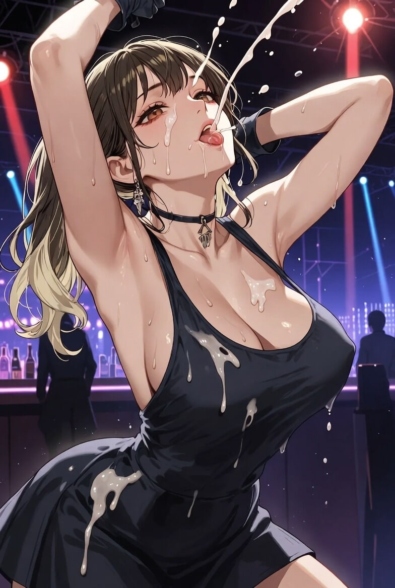 Hentai style time at club  #11