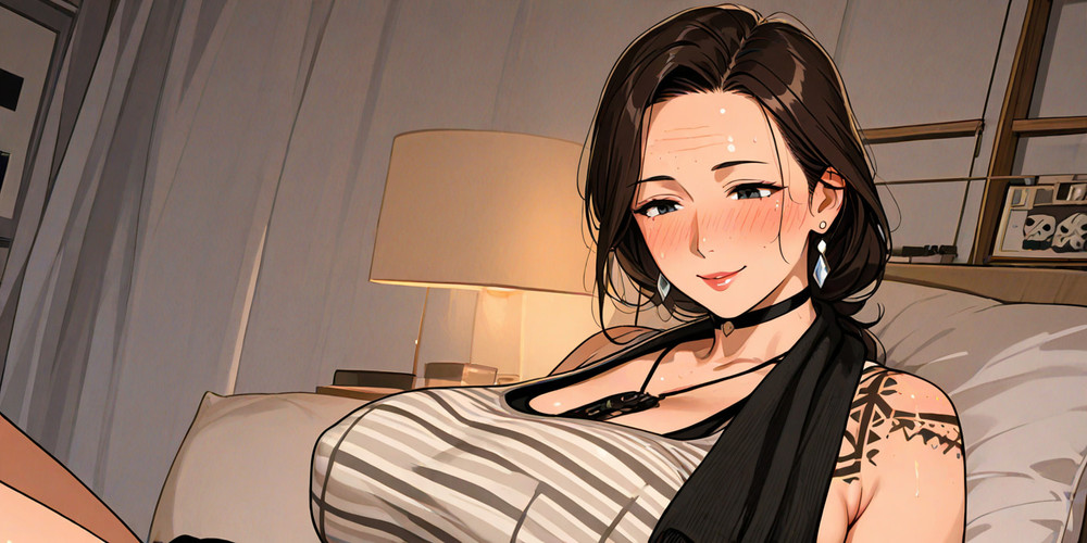 Brunette Teasing Digital Art #21