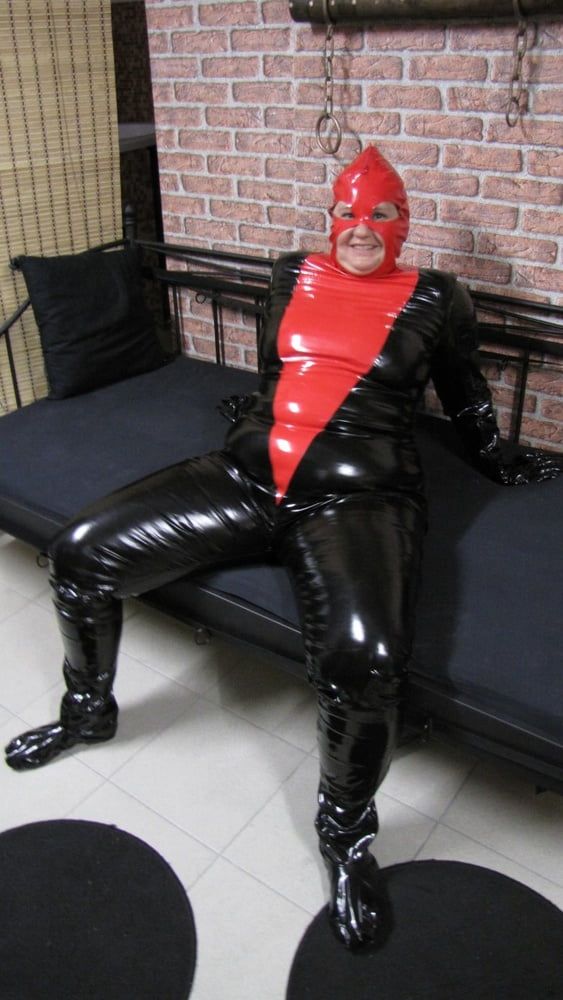 The whole body latex suit ... #6