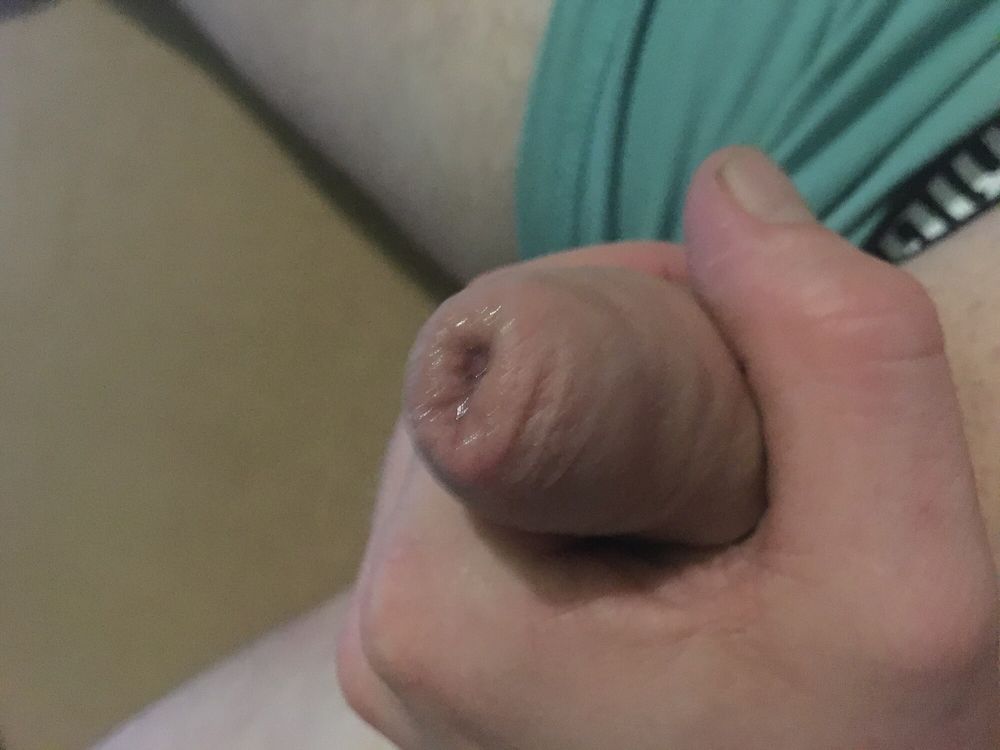 Foreskin Play With Cum Filled Balls  #6