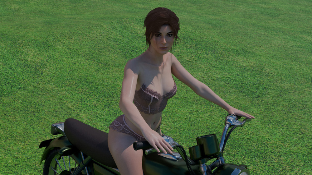 nude girl in bike #4