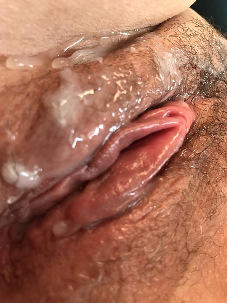 My Hairy Pussy with CUM #27