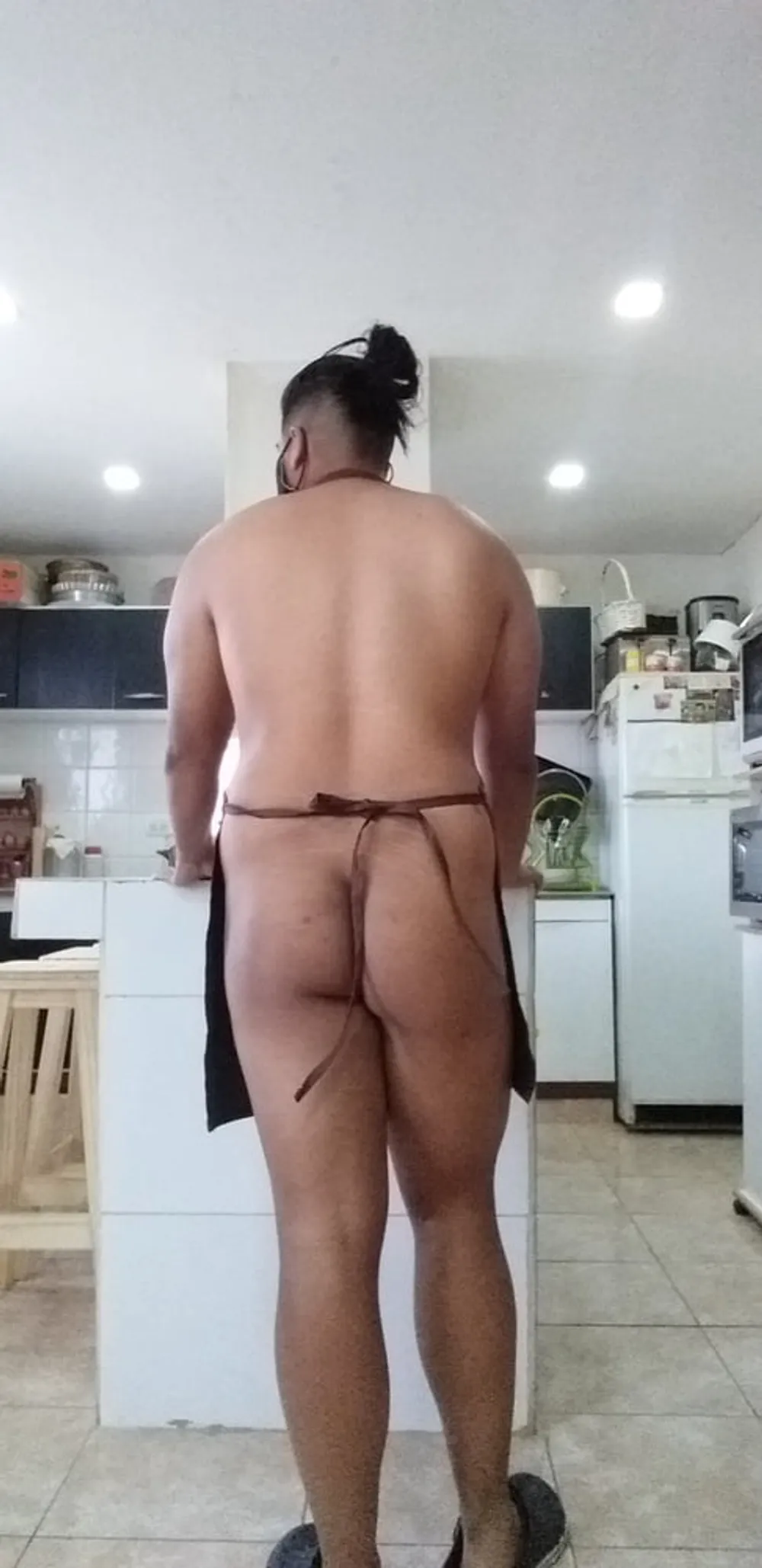 posing in the kitchen #8