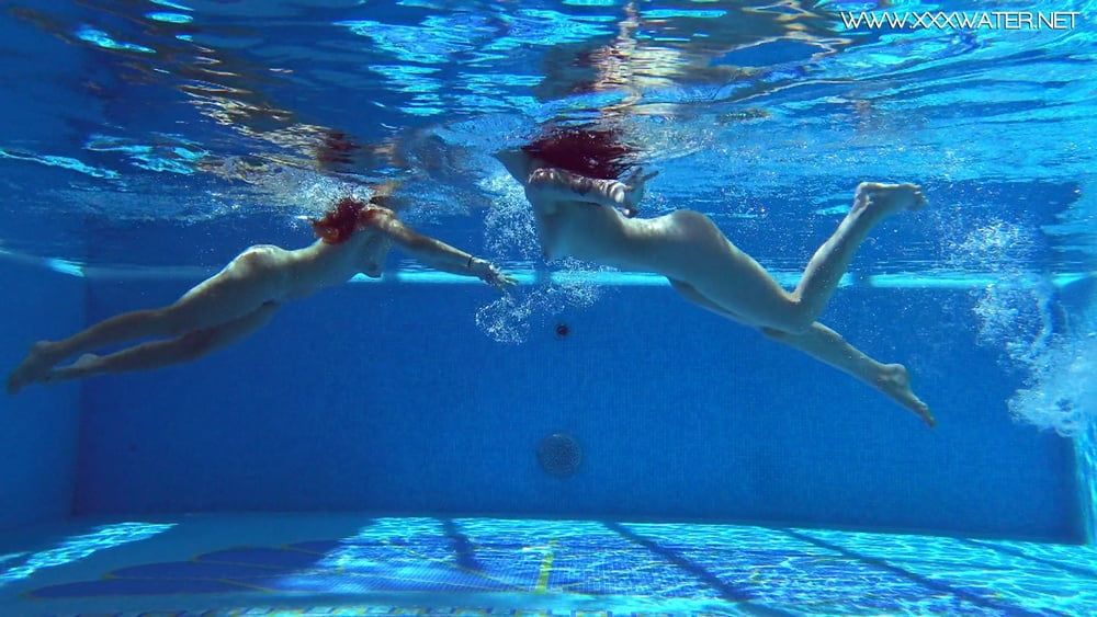  Sheril and Diana Rius Underwater Swimming Pool Erotics #4