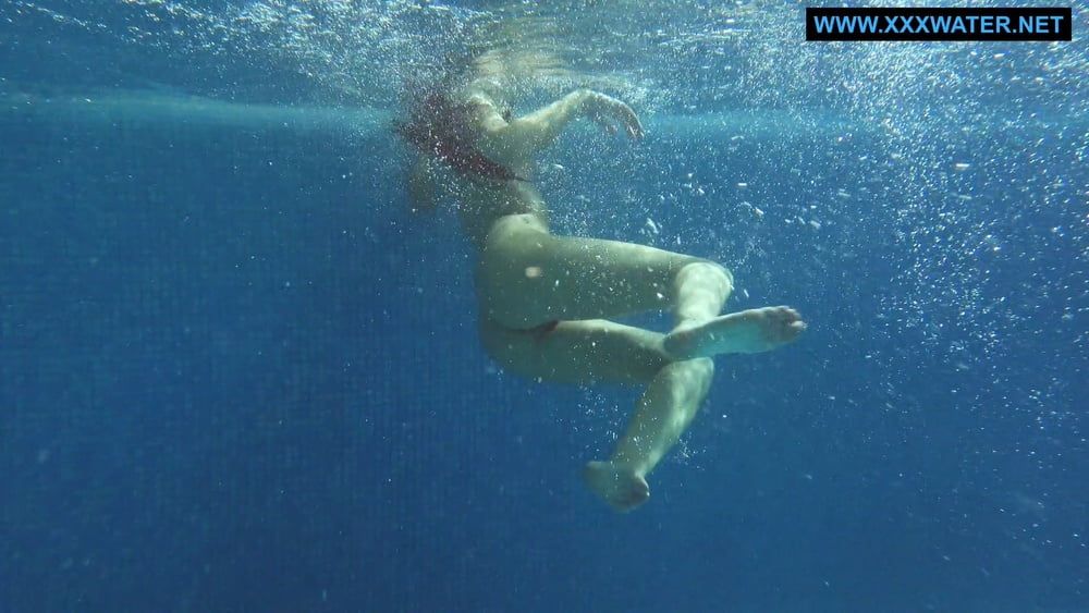 Kittina Clairette Pt.2 UnderWaterShow Pool Erotics #15