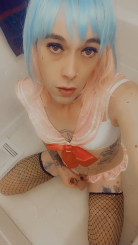 Cute Pink Cosplay Girl #41