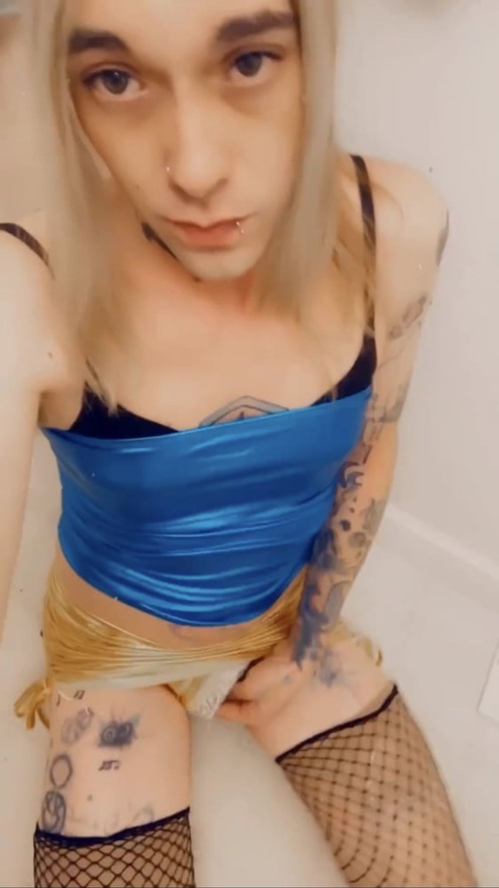 Blue and Yellow Slut #11