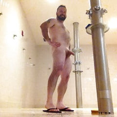 Some public shower strip pics