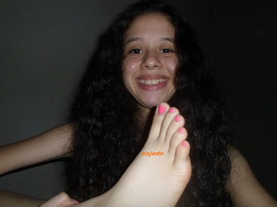 my feet with pink nails #2
