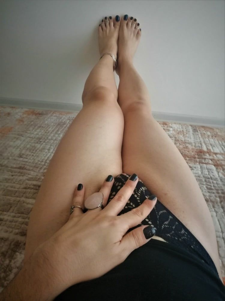 Sexy feet & Black nails #21