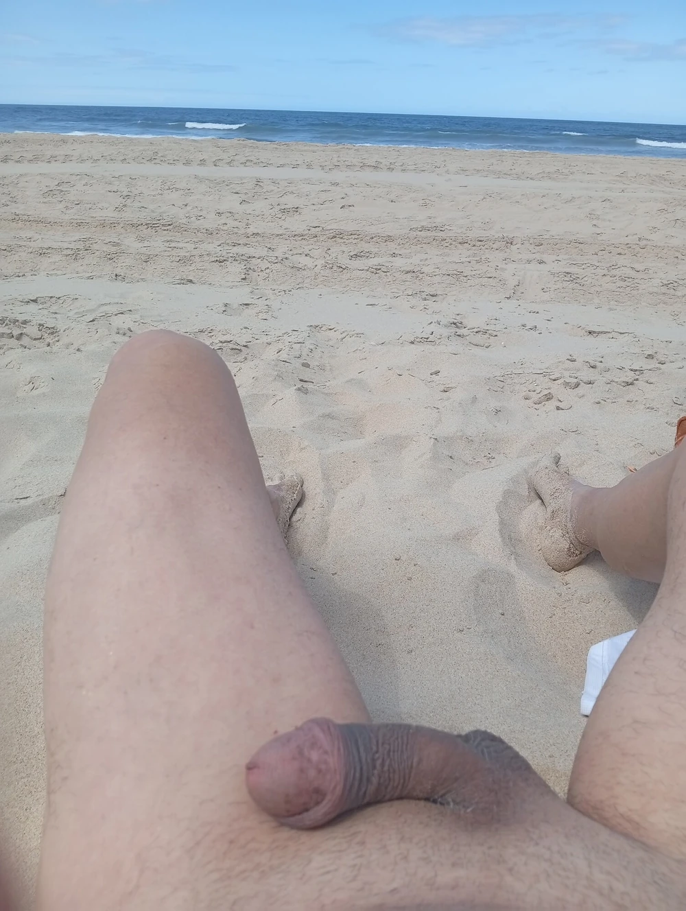 Eu na praia