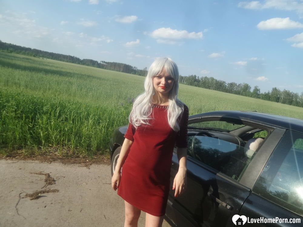 Beautiful blonde wants you in her car #58