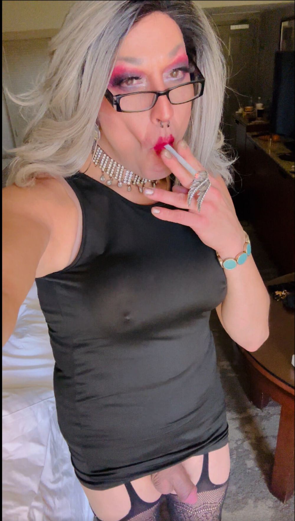 Mature Smoking Fetish Marilyn  #58