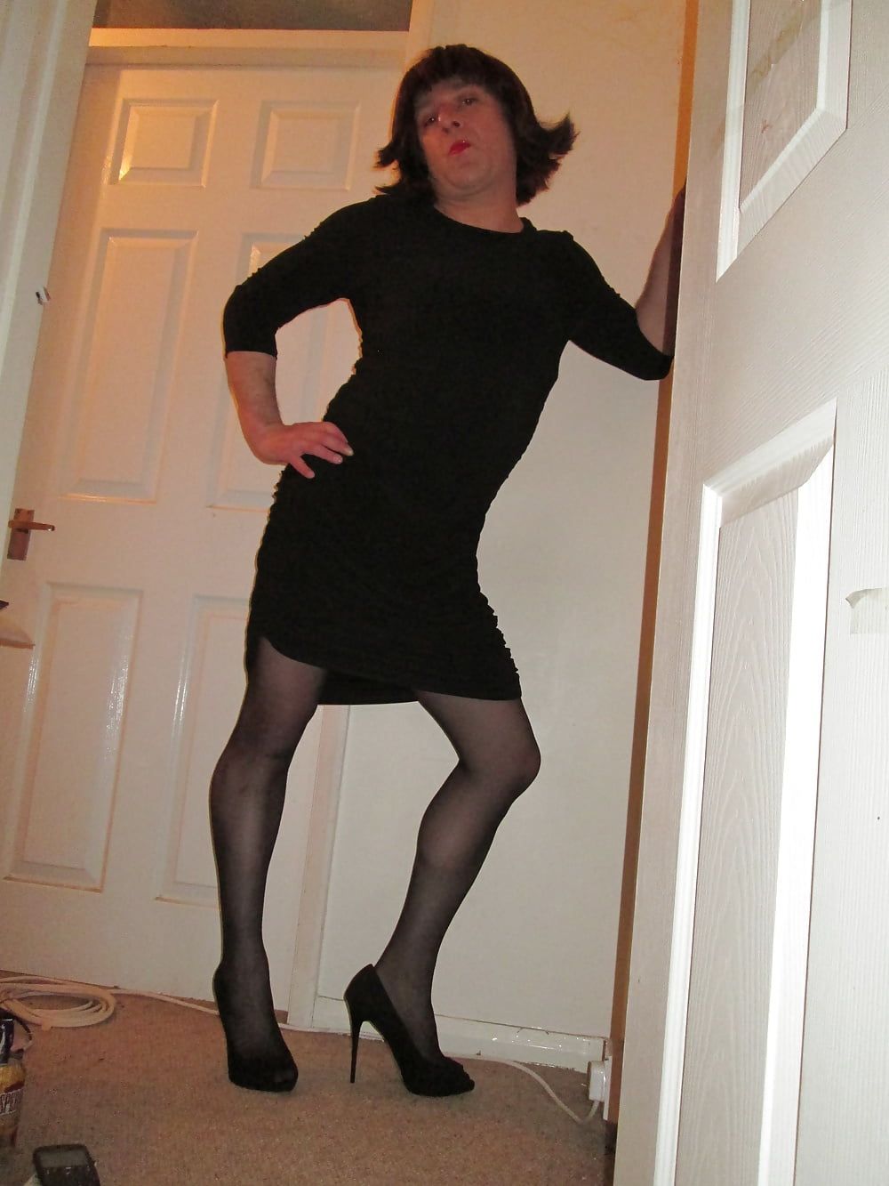 NEW LIPSY DRESS, CROTCHLESS TIGHTS AND SILK KNICKERS! #11