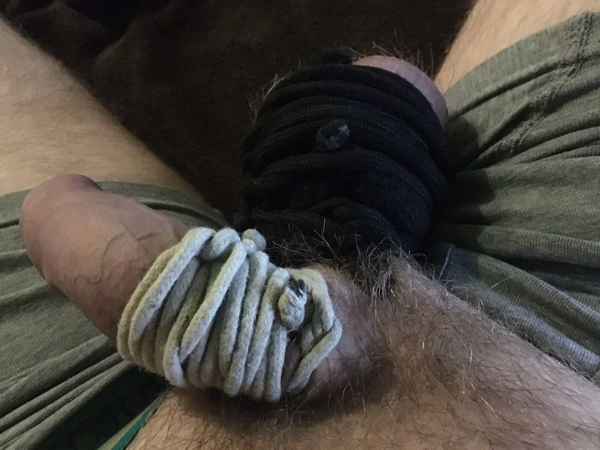 Hairy Dick And Cum Filled Balls Bound #12