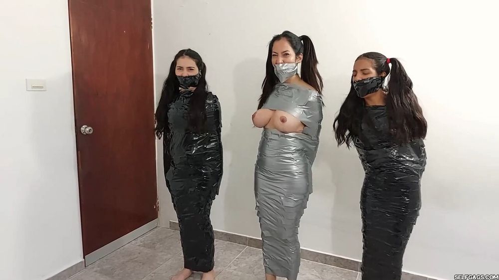 Mummified MILF And Her Two Girls - Selfgags #12