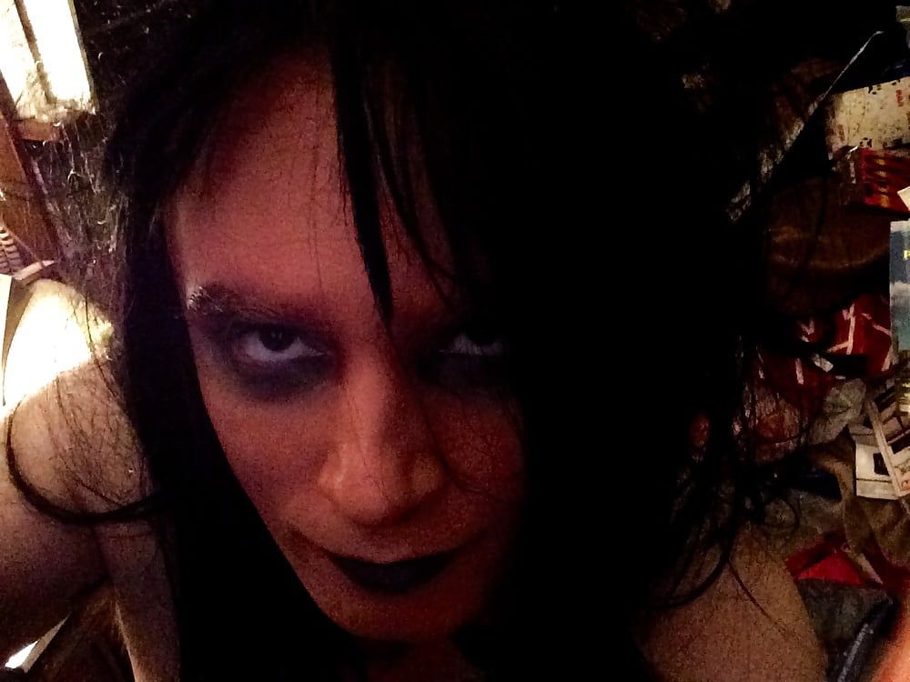 Scary freaky goth sissy #3