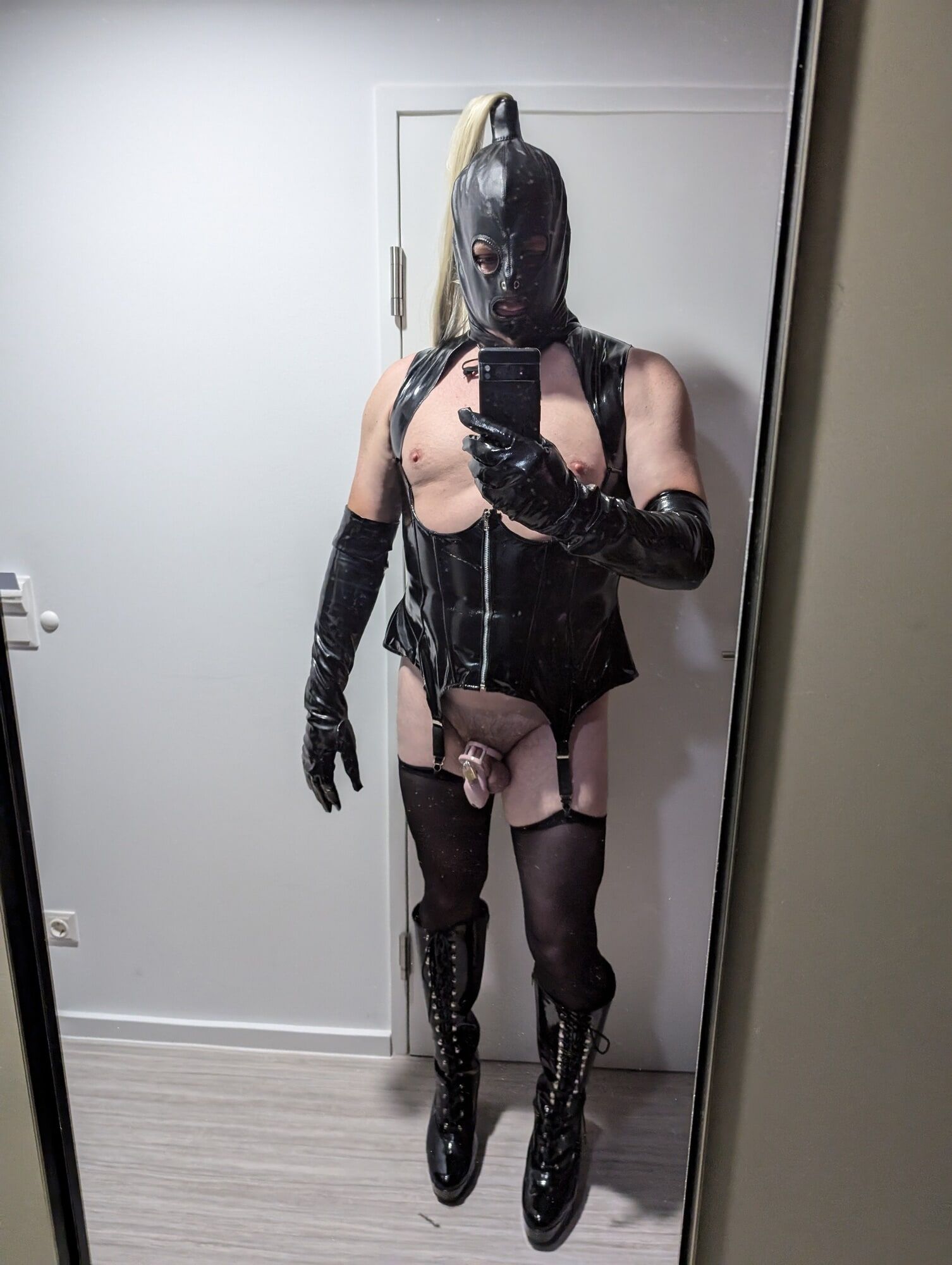 Sissy with a mask. #2