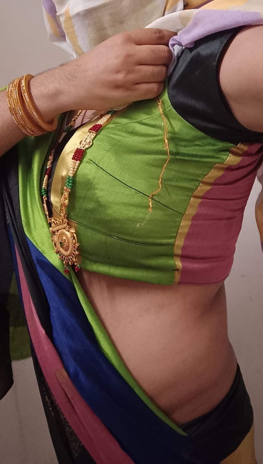 Wear rainbow 🌈 saree #7