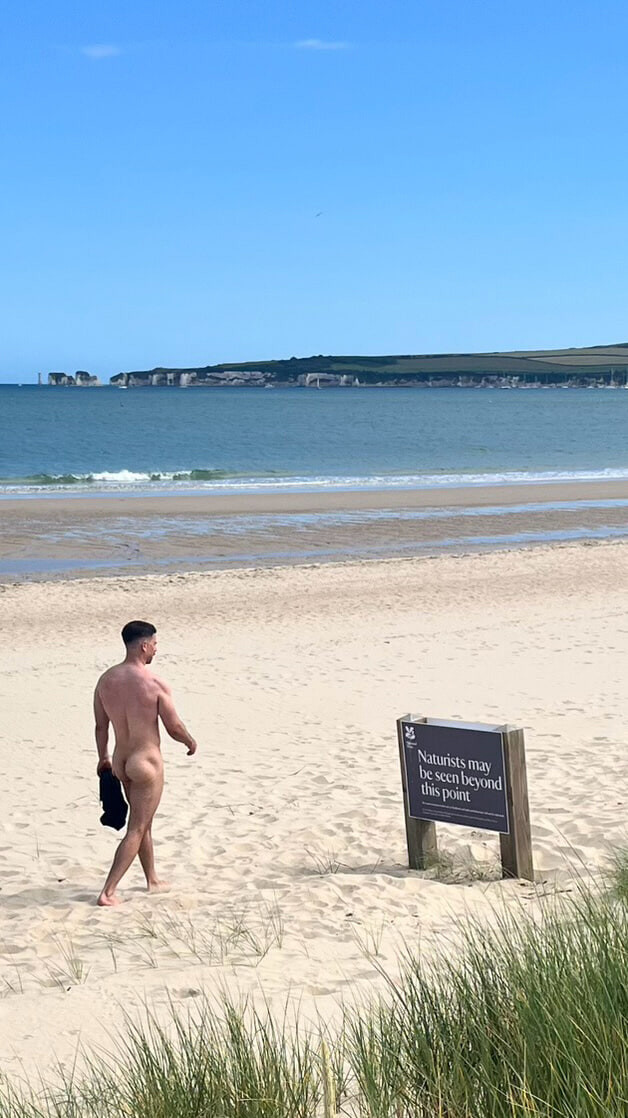 Studland nudist beach #4