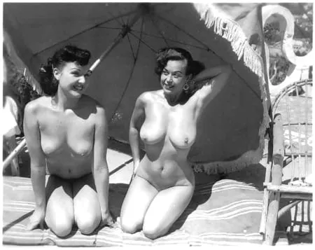 nude beach retro        