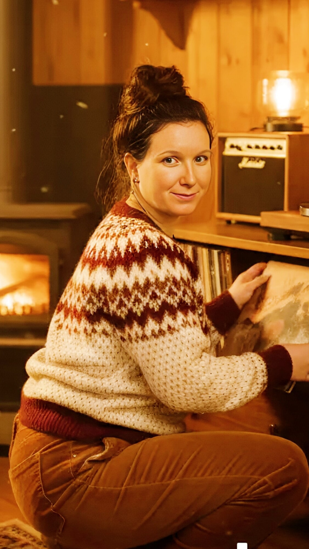 I wore my red sweater and was nude for my 61f soccer coach  #12