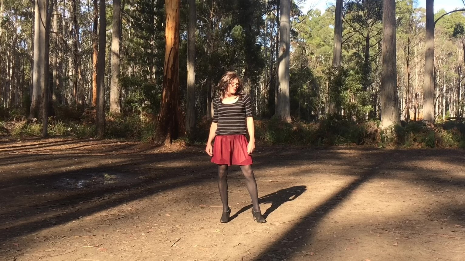 Crossdress Roadtrip - Semi Transparent Skirt 3 #10