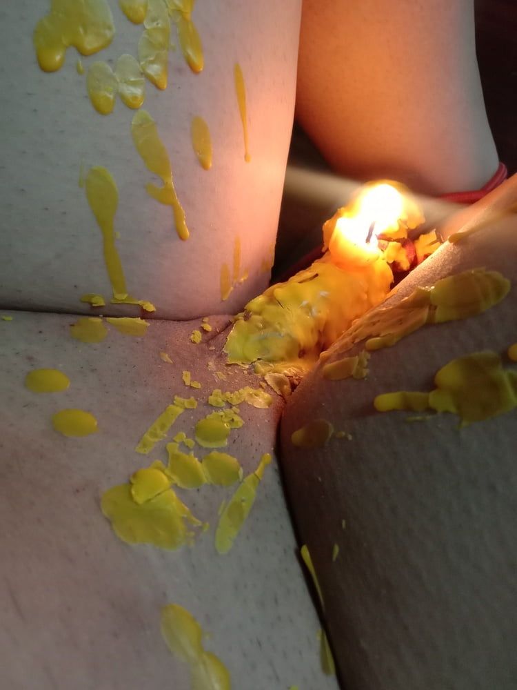 playing with hot candles #15