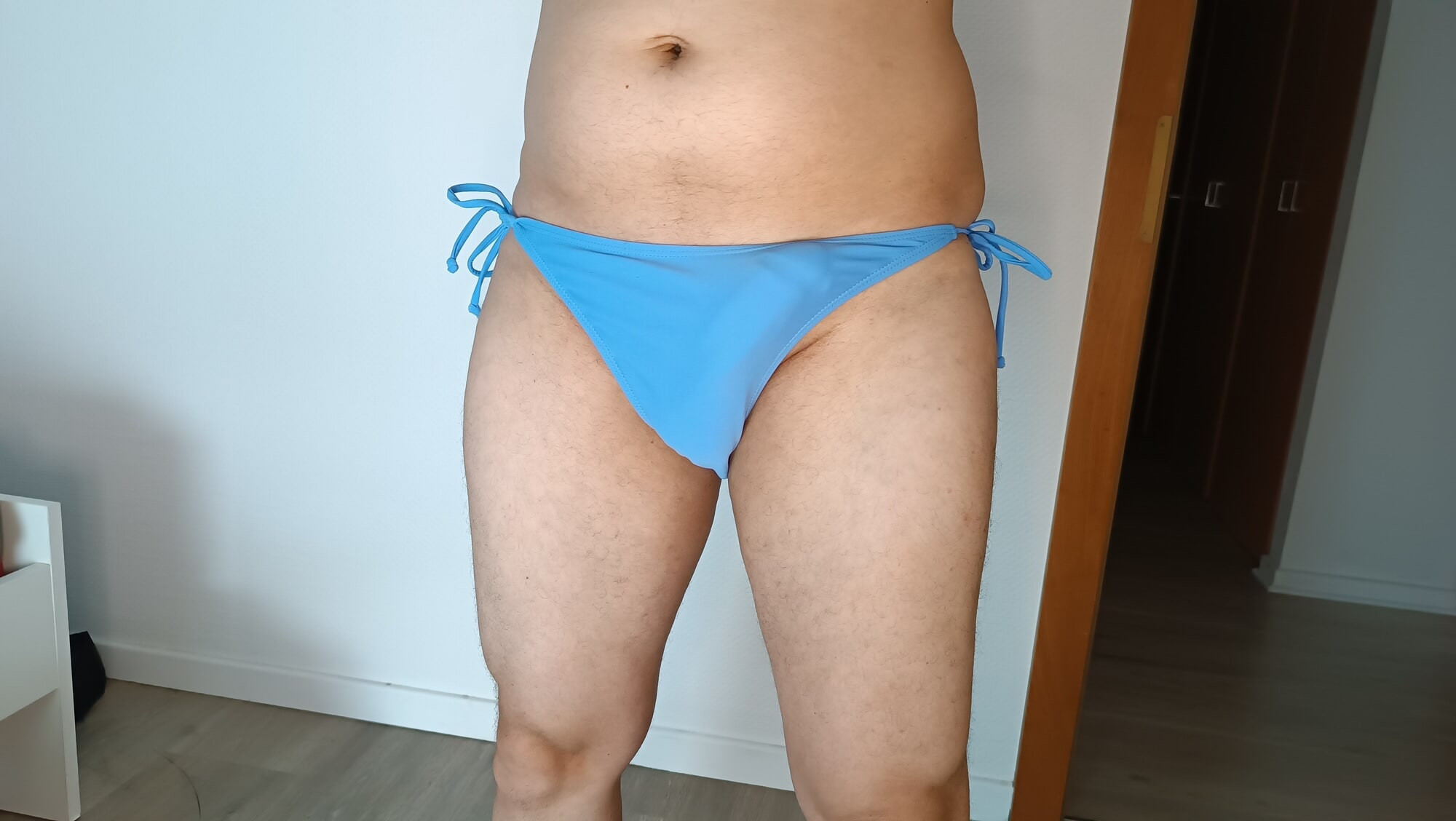 my penis in my blue bikini #10