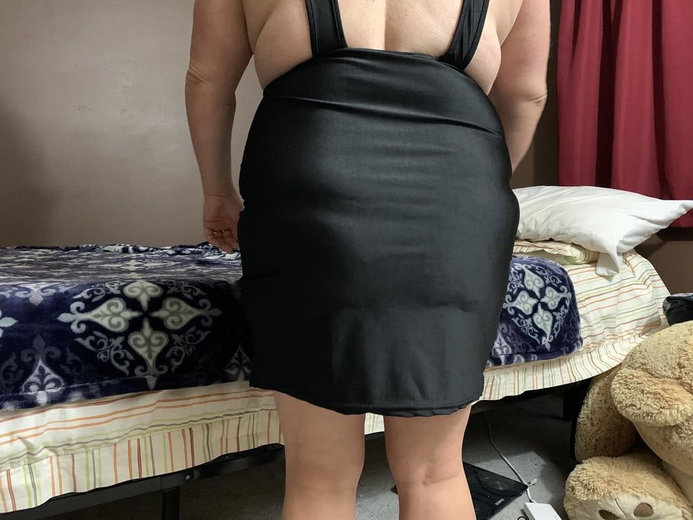 Sexy BBW Curvy Black Dress #53