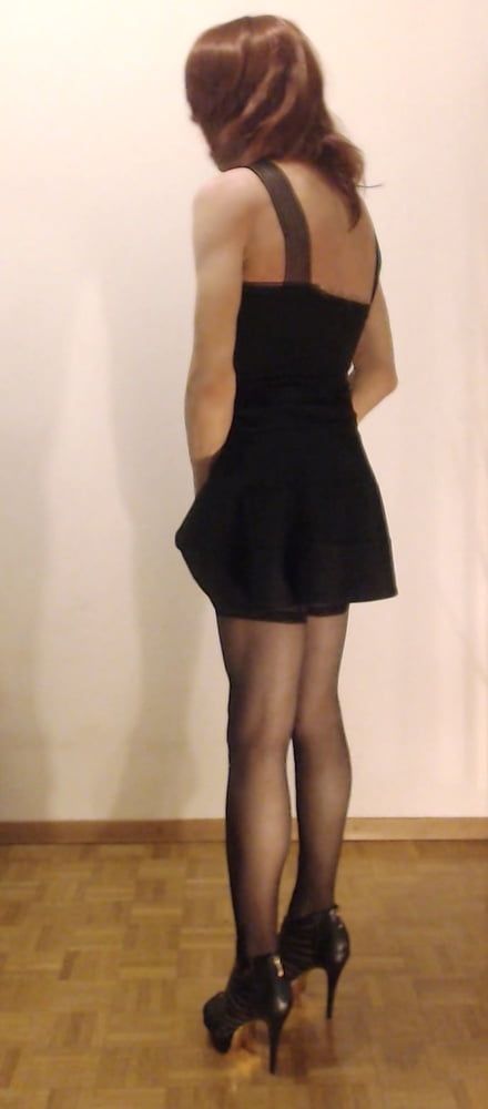 Sexy solo crossdresser (heels and lingerie) #34